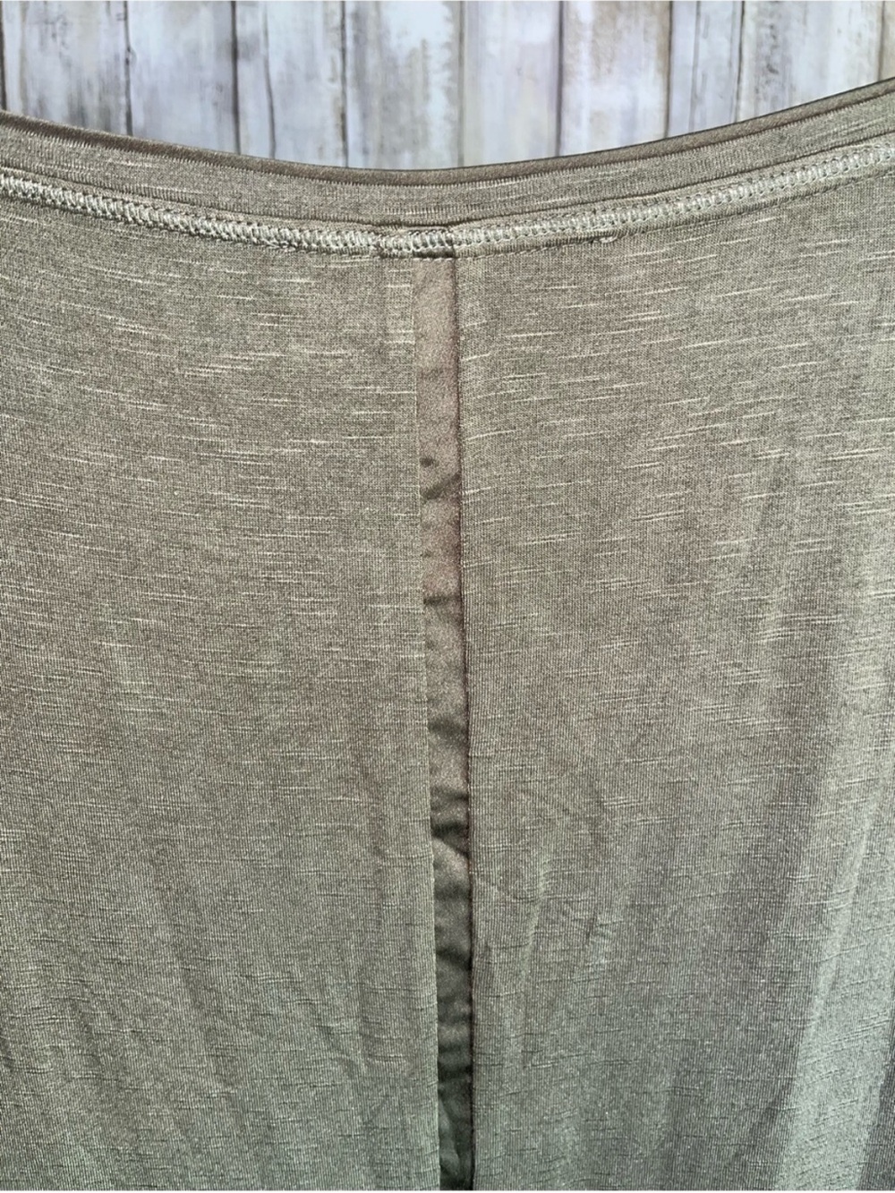 White House Black Market Olive High Low Dolman Sleeve Top Medium - Picture 4 of 4